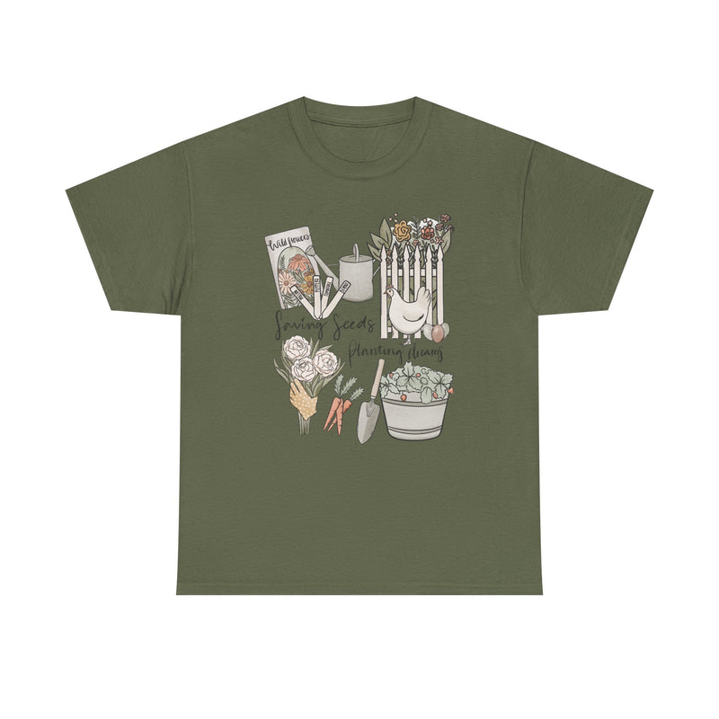 dreaming planting seeds Saving Seeds and Planting Dreams Tee – Turquoise Heifer Boutique