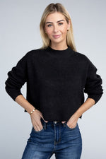 Mock Neck Pullover