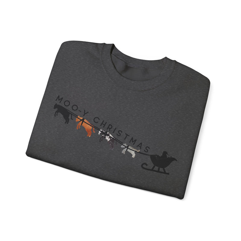 Moo-y Christmas Crewneck Sweatshirt