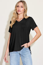 Basic Bae Bamboo V-Neck Tee | Summer Edit