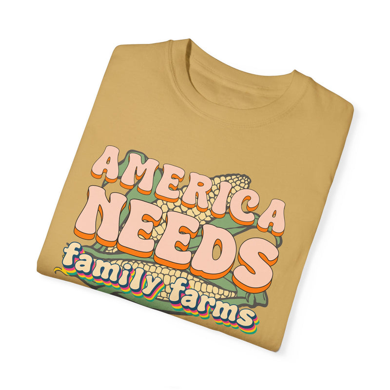 America Needs Family Farms Tee