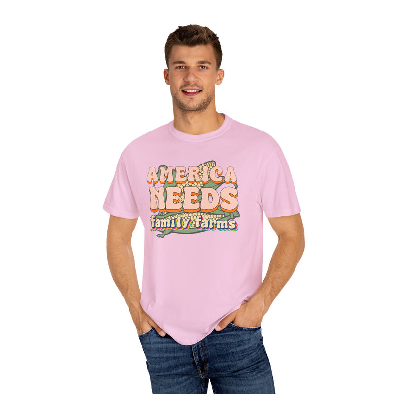 America Needs Family Farms Tee