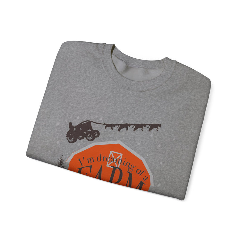 Dreaming of a Farm Christmas Crewneck Sweatshirt
