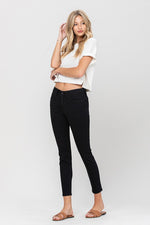Mid Rise Ankle Skinny
