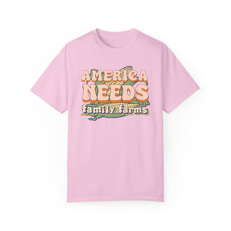 America Needs Family Farms Tee