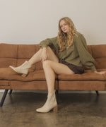 Geraldine - Sock Bootie in Snake