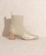 Geraldine - Sock Bootie in Snake