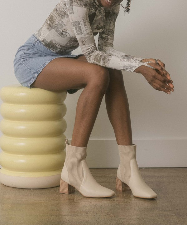 Geraldine - Sock Bootie in Snake