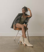 Geraldine - Sock Bootie in Snake