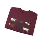 Breeds of Cattle Sweatshirt