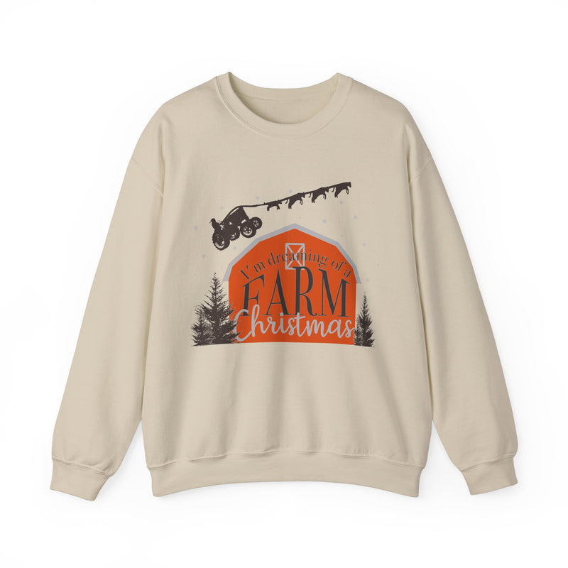 Dreaming of a Farm Christmas Crewneck Sweatshirt