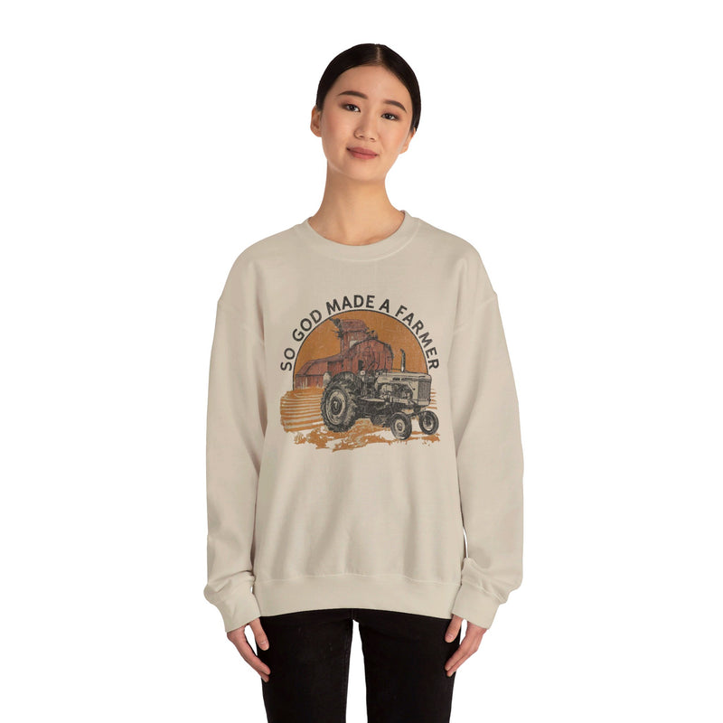 So God Made a Farmer Sweatshirt