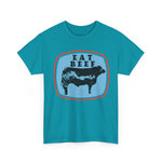 Eat Beef Blue Patch Tee