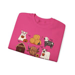 Farm Halloween 9 Square Sweatshirt