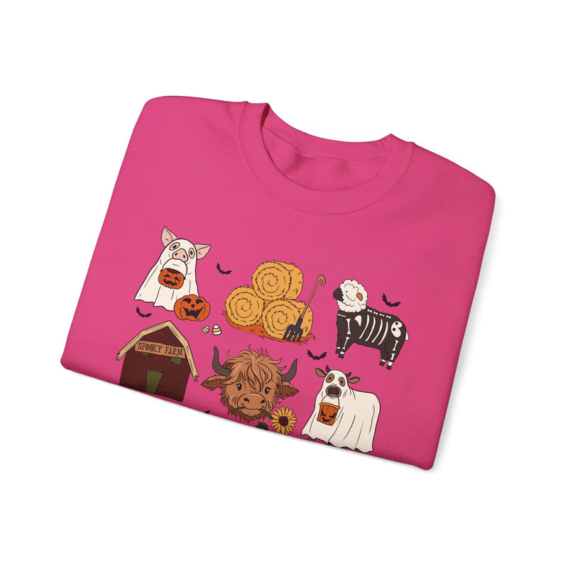 Farm Halloween 9 Square Sweatshirt