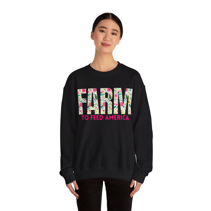 Floral Farm to Feed America Sweatshirt
