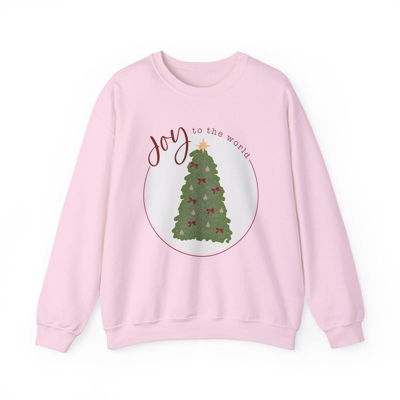 Joy to the World Cattle Tag Crewneck Sweatshirt