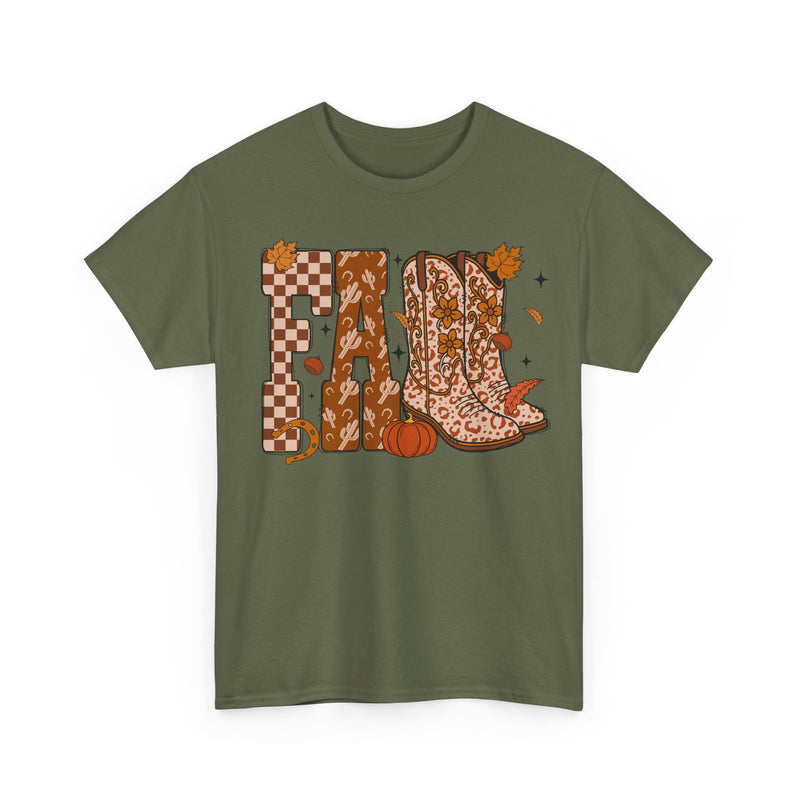 Fall-Cowboy Boots Tee