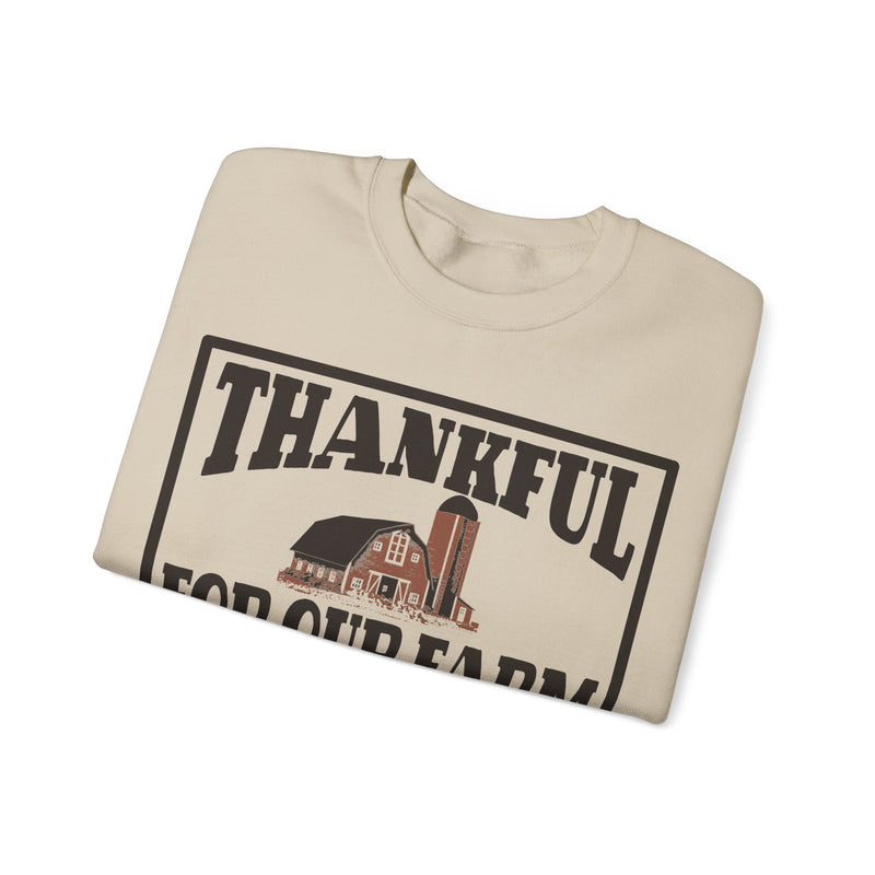 Thankful For Our Farm Crewneck Sweatshirt