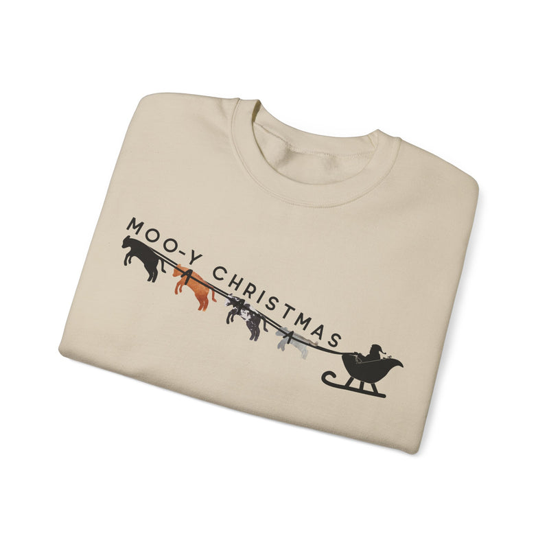 Moo-y Christmas Crewneck Sweatshirt
