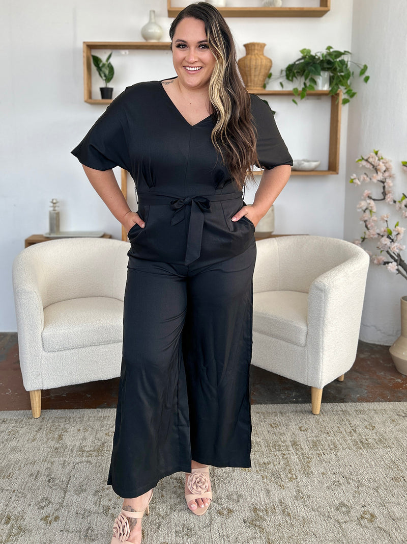 Into the Night Black Jumpsuit