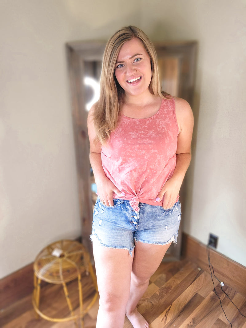 Pink Acid Wash Tank