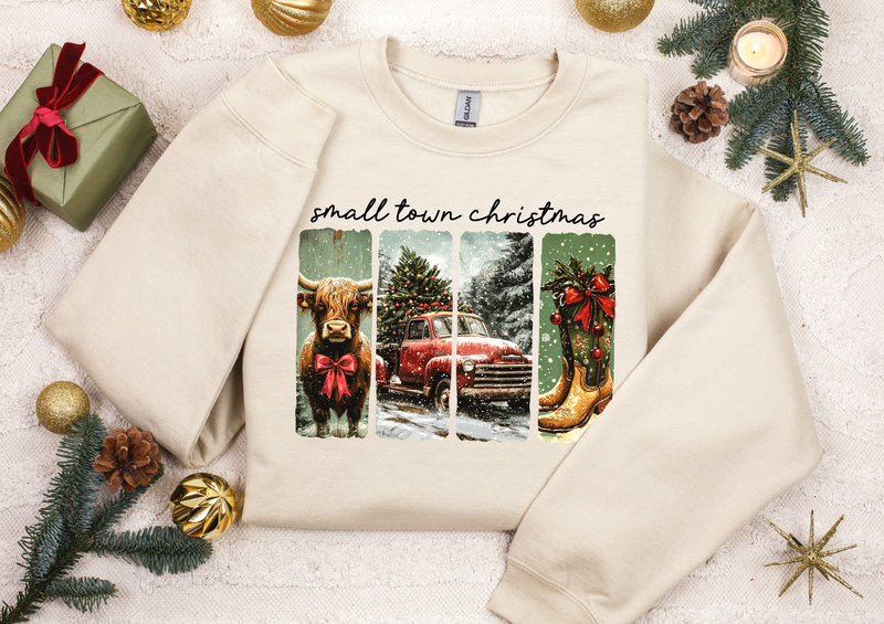 It's a Small Town Christmas Crewneck Sweatshirt