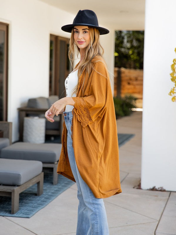Sparrow Lace Sweater Kimono