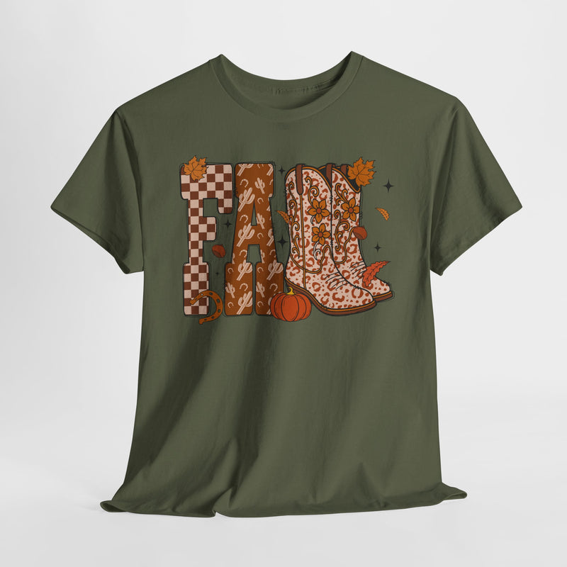 Fall-Cowboy Boots Tee