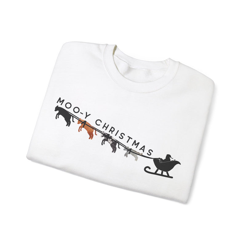 Moo-y Christmas Crewneck Sweatshirt