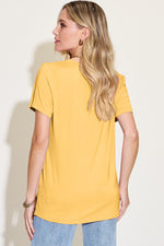 Basic Bae Bamboo V-Neck Tee | Summer Edit