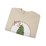Joy to the World Cattle Tag Crewneck Sweatshirt