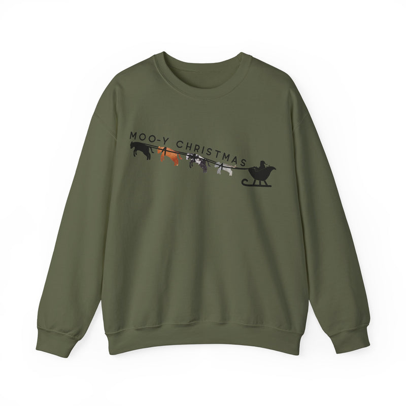 Moo-y Christmas Crewneck Sweatshirt