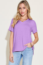 Basic Bae Bamboo V-Neck Tee | Summer Edit