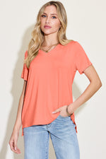 Basic Bae Bamboo V-Neck Tee | Summer Edit