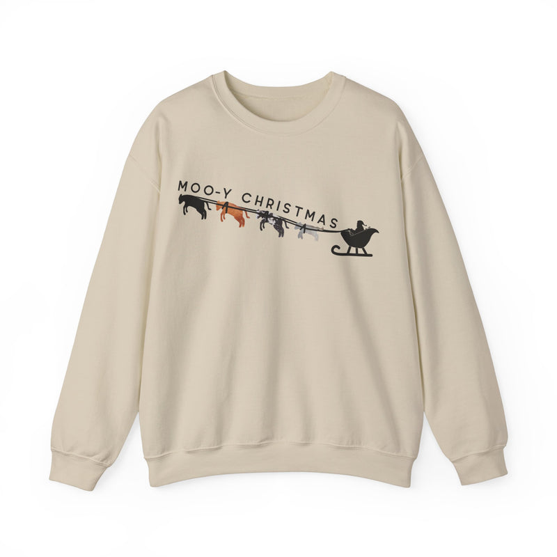 Moo-y Christmas Crewneck Sweatshirt