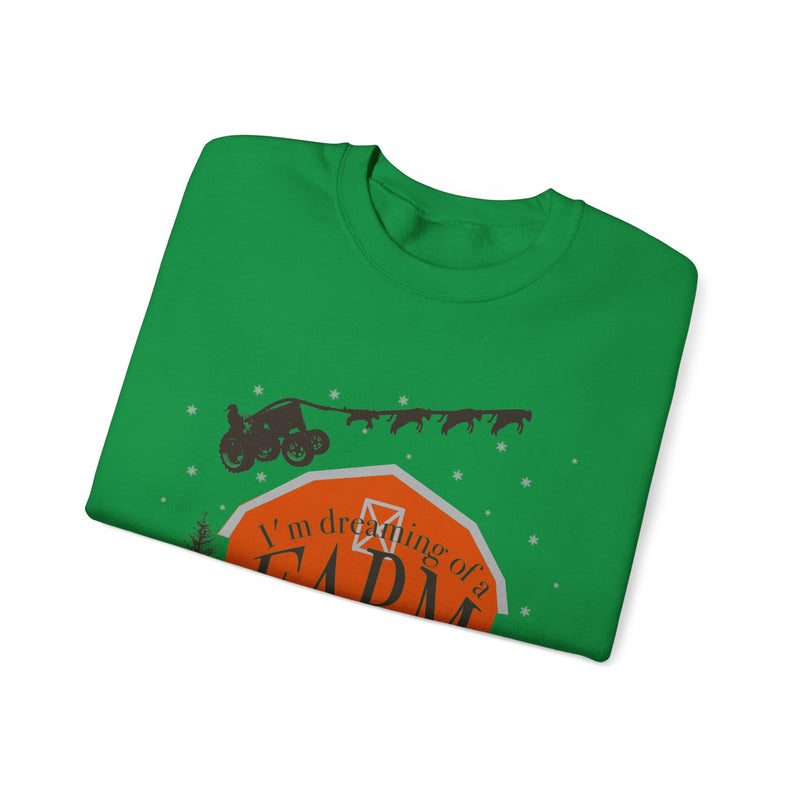 Dreaming of a Farm Christmas Crewneck Sweatshirt