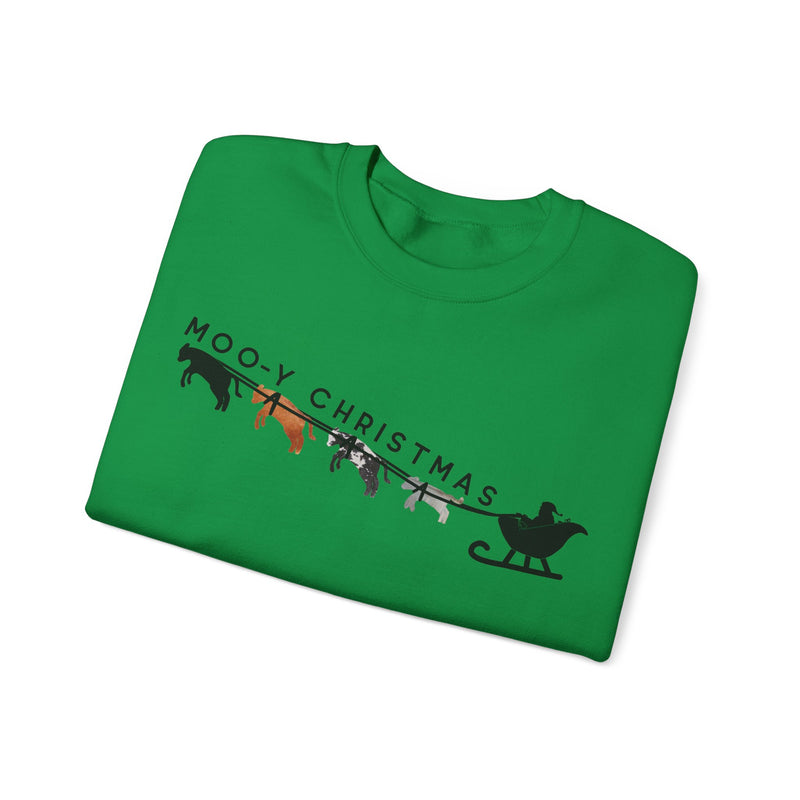 Moo-y Christmas Crewneck Sweatshirt