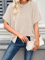 To the Nines Ribbed Dolman Top