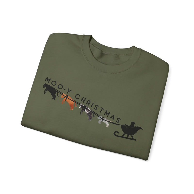 Moo-y Christmas Crewneck Sweatshirt