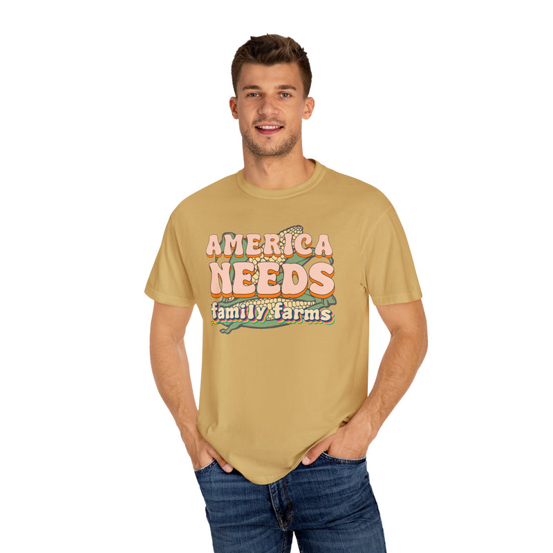 America Needs Family Farms Tee
