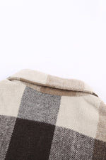 Plaid to Meet You Buttoned Pocketed Shacket
