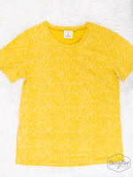 Staying for Sunshine Yellow Tie Dye Tee