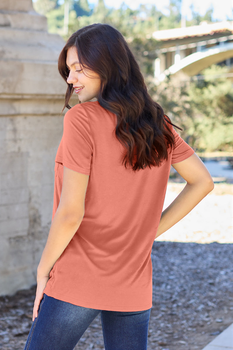 Bamboo V-Neck Pocket Tee