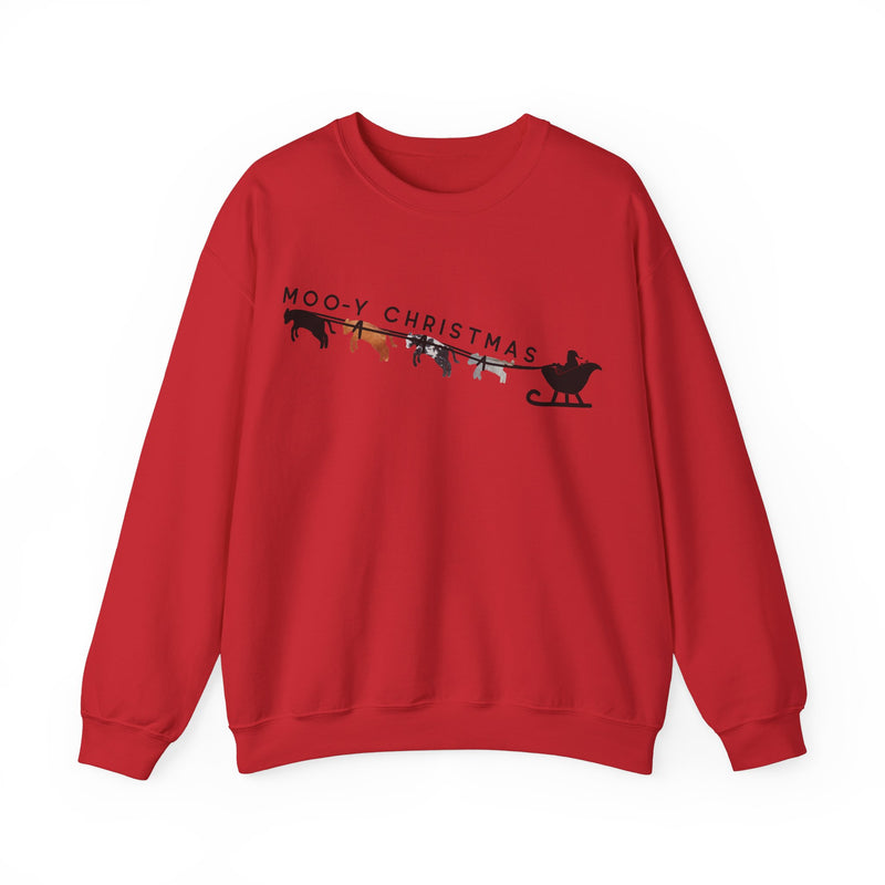 Moo-y Christmas Crewneck Sweatshirt