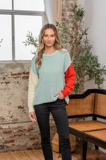All In Color Block Sweater