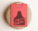 Eat Beef Ear Tag Tee