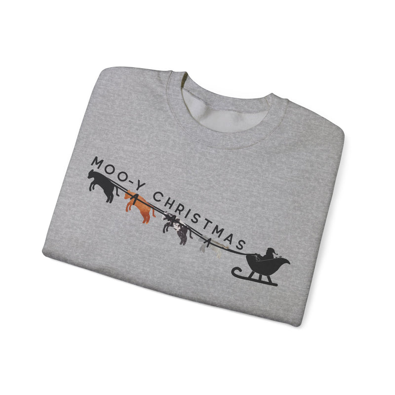 Moo-y Christmas Crewneck Sweatshirt