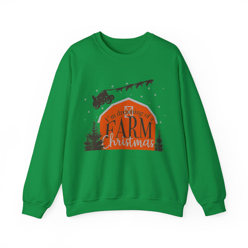 Dreaming of a Farm Christmas Crewneck Sweatshirt