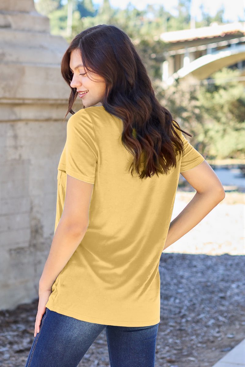 Bamboo V-Neck Pocket Tee